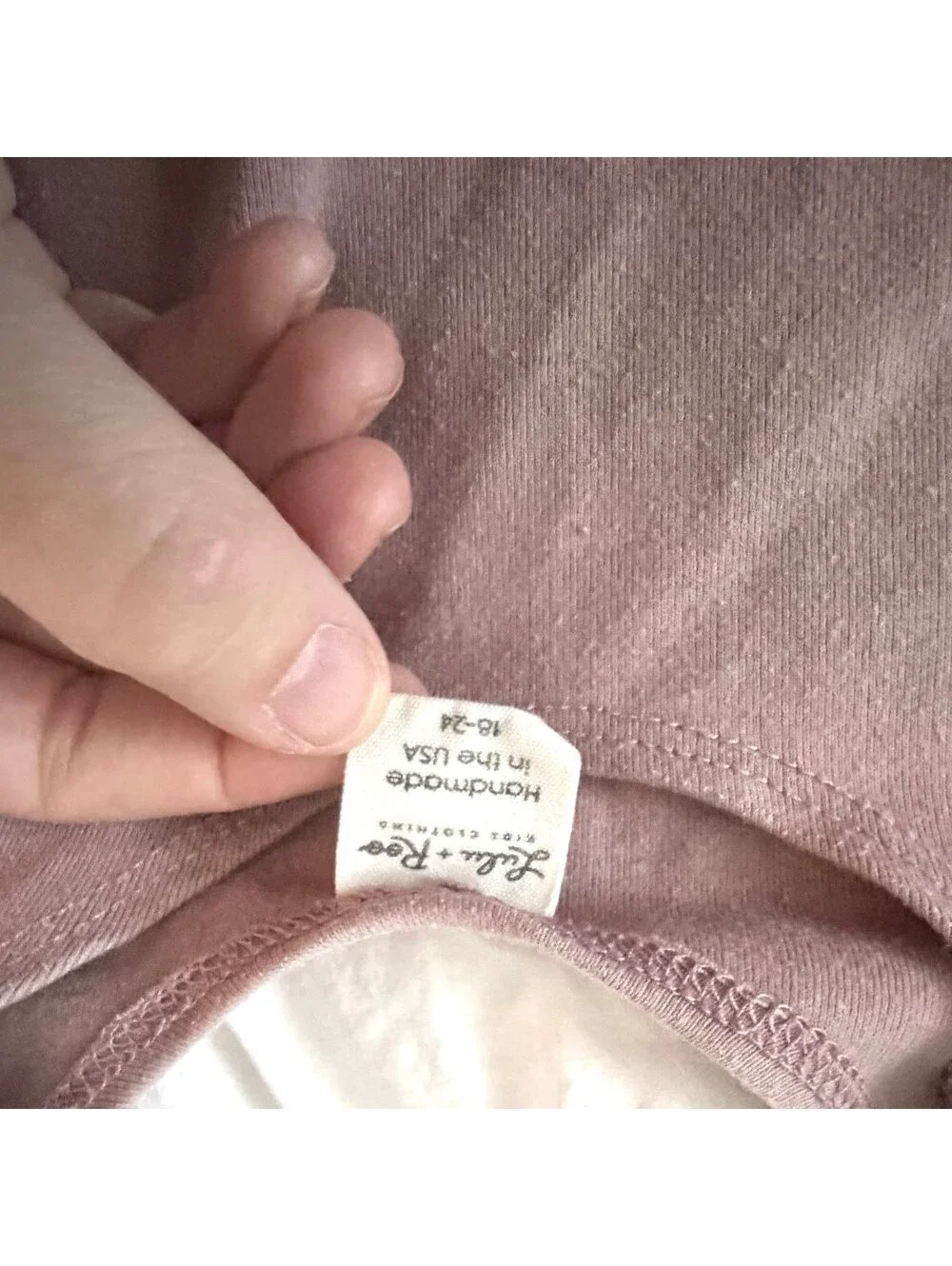 Lulu & Roo Mauve Pink Peplum Tank Top